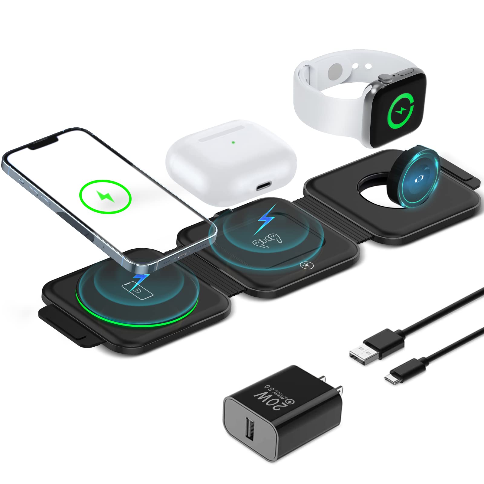 Foldable Magnetic Wireless Charger